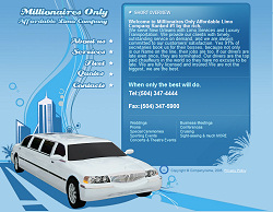 New Orleans Limo Website Design