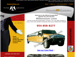 Hummer Limo Website Design