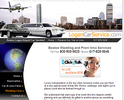 Boston Limo Website Design